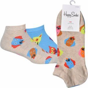 Happy Socks 2-Pack Dog & Cat Low Sock NWT